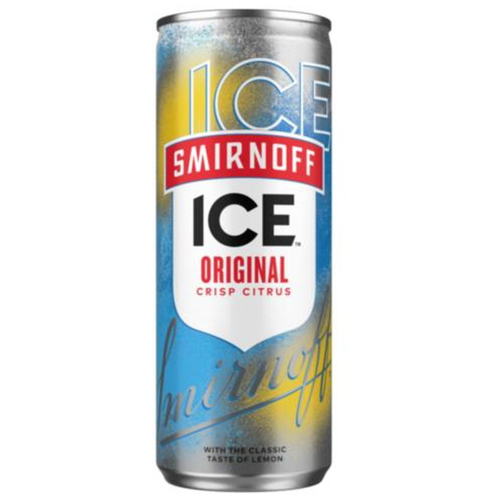 Smirnoff Ice Classic Citrus Vodka Drink, 250ml