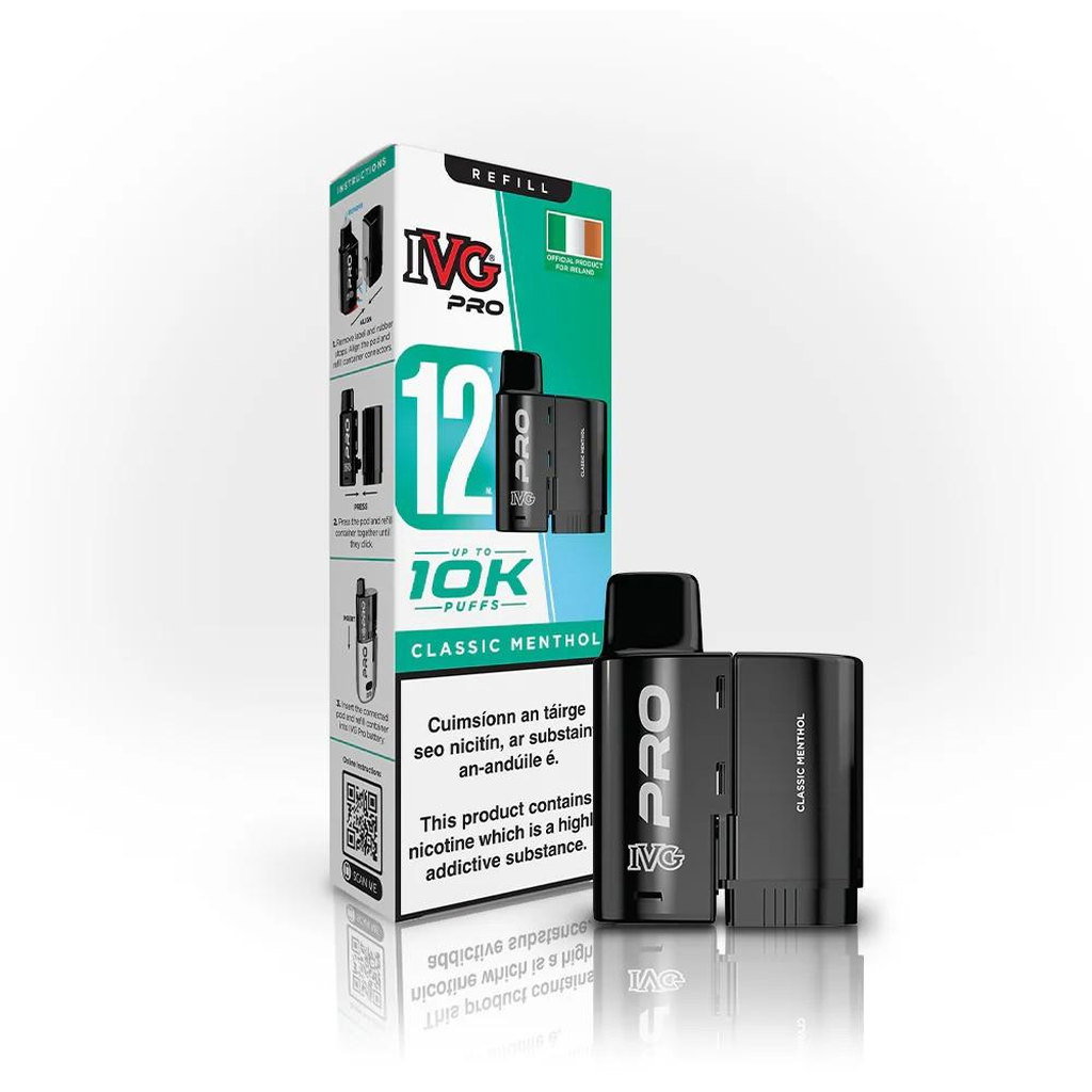 IVG Pro 12 Classic Menthol 20mg Vape Refill Pod