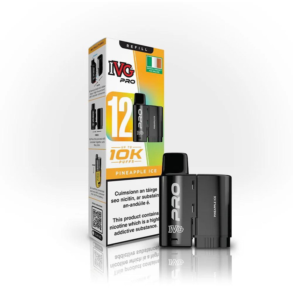 IVG Pro 12 Pineapple Ice 20mg Vape Refill Pod