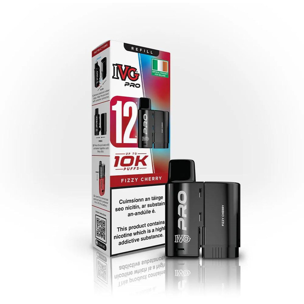 IVG Pro 12 Fizzy Cherry 20mg Vape Refill Pod