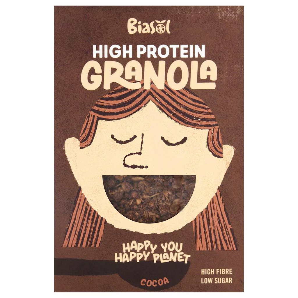BiaSol Cocoa High Protein Granola, 350g