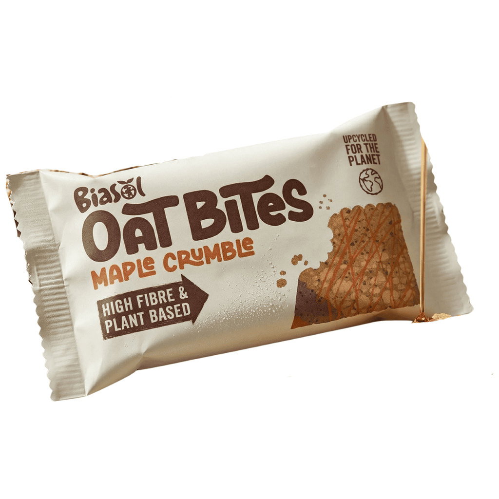 BiaSol Oat Bites Maple Crumble Bar, 60g