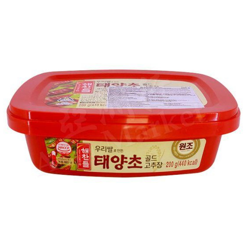 CJ Haechandle Gochujang, Korean Hot Red Pepper Paste, 200g