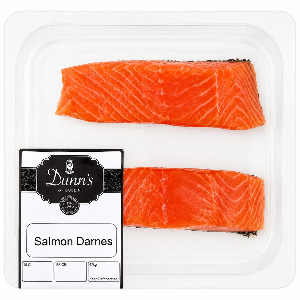 Dunn's Salmon Darnes, 2 x 100g