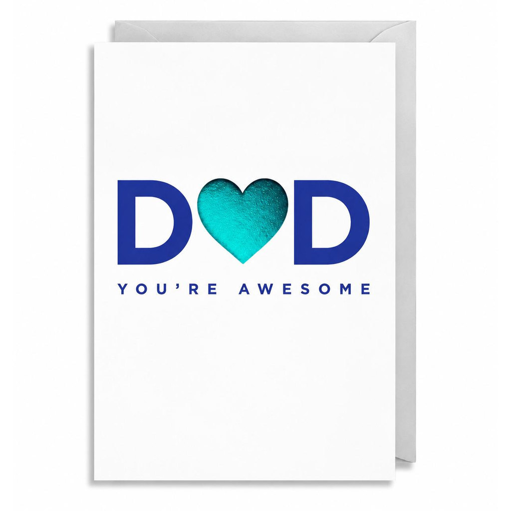 Dad You're Awesome Father's Day Card