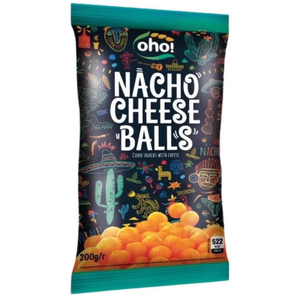 Oho Nacho Cheese Balls, 200g
