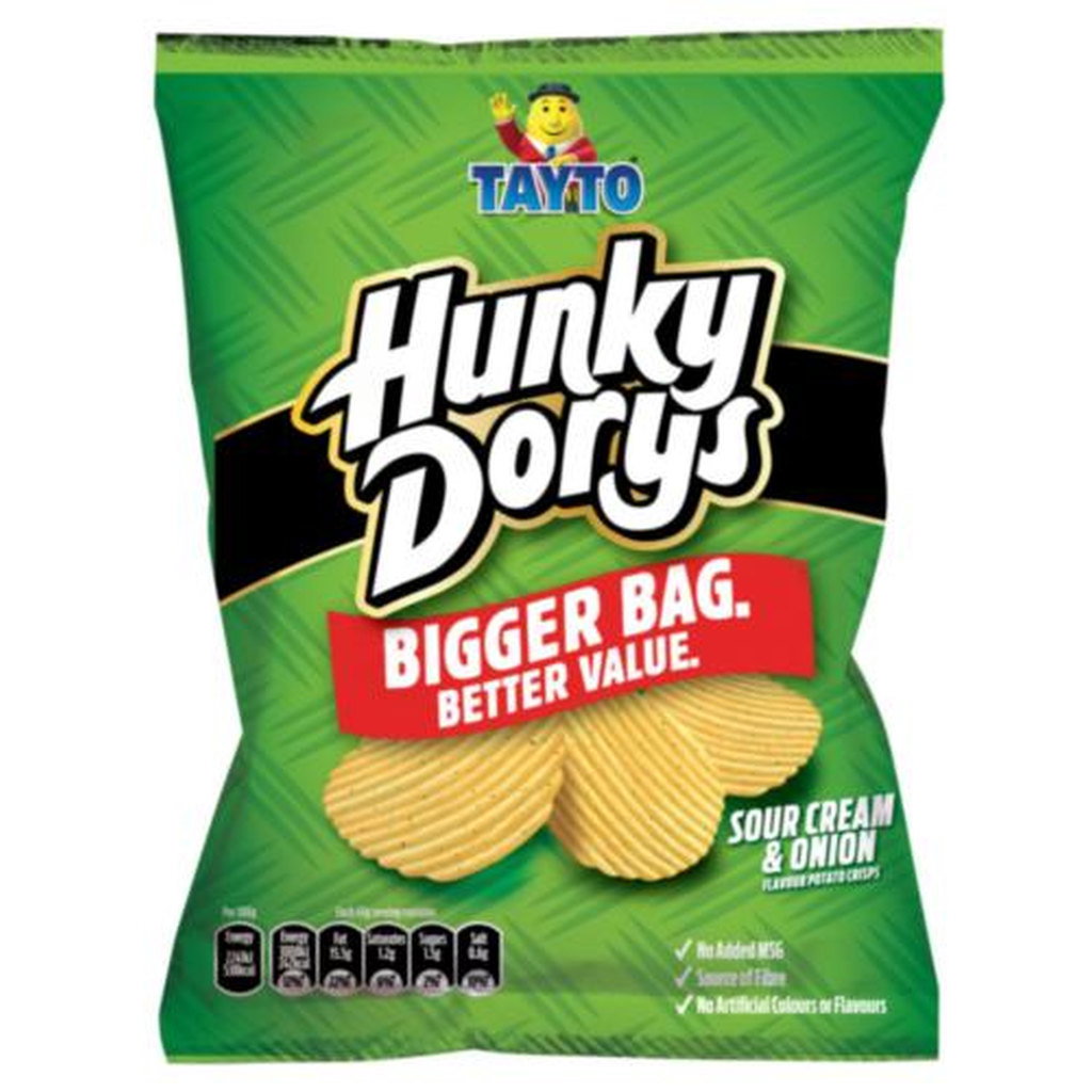 Hunky Dory Sour Cream & Onion Crisps, 45g