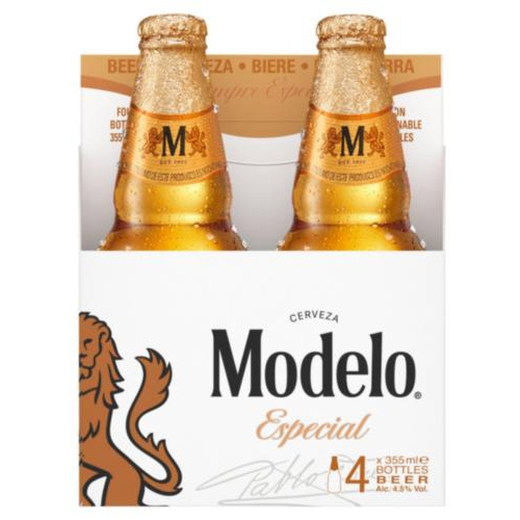 Modelo Especial Lager Beer, 4 x 355ml