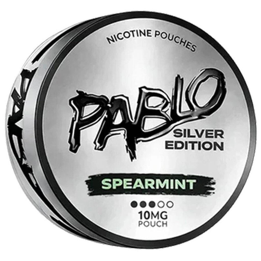Pablo Silver Spearmint 10mg Nicotine Pouches
