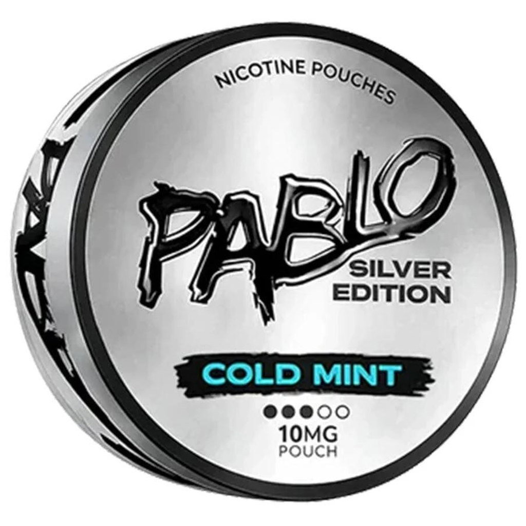 Pablo Silver Cold Mint 10mg Nicotine Pouches