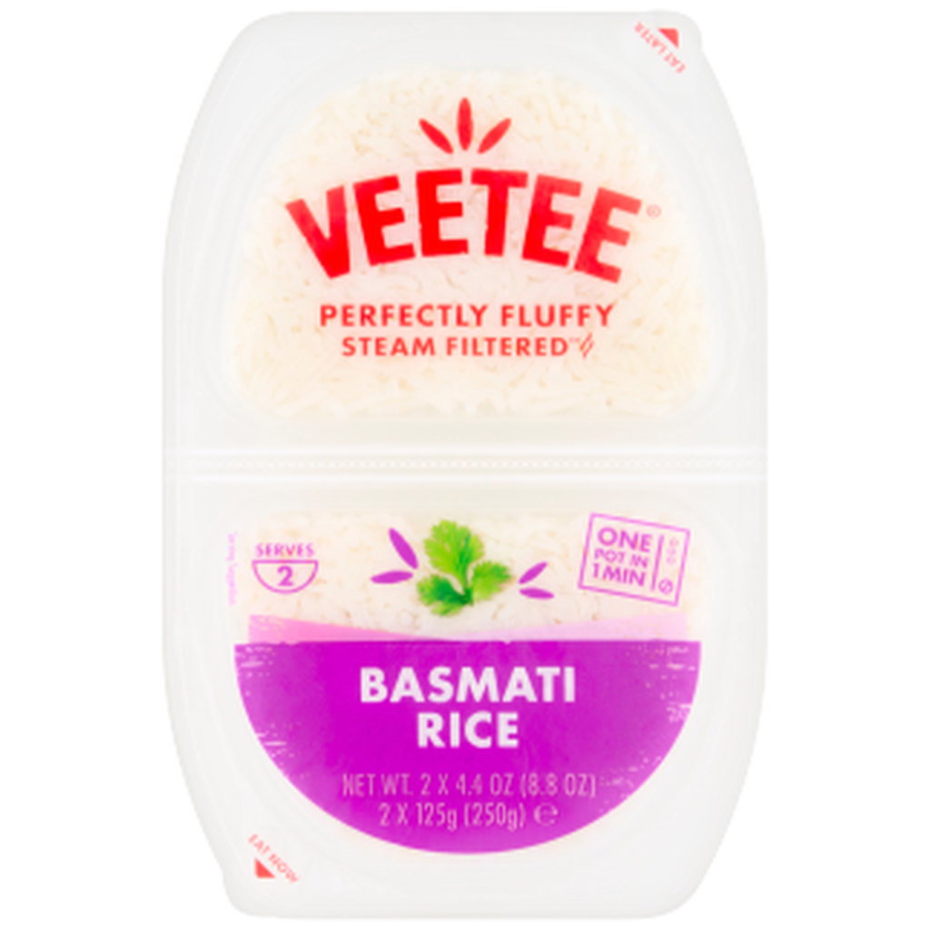 Veetee Basmati Rice, 2 x 125g (250g)