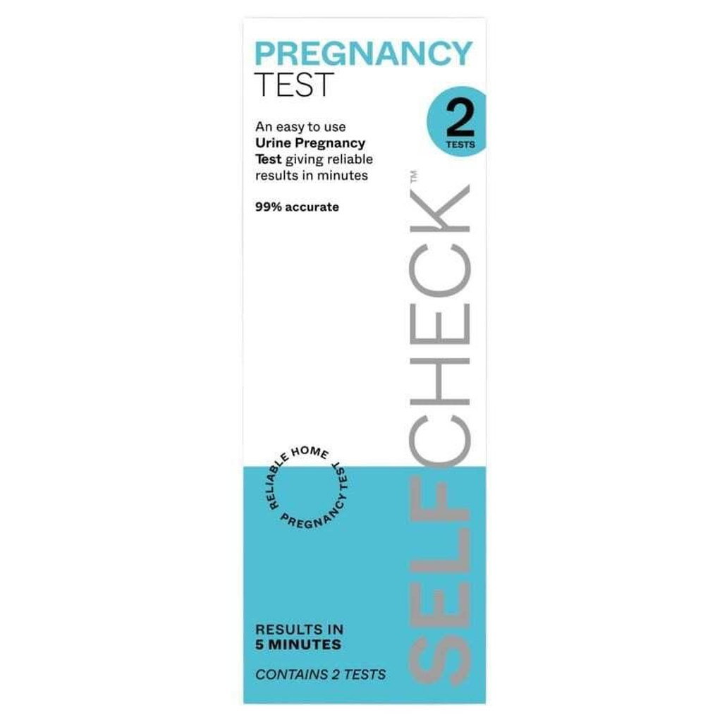 SELFCheck Pregnancy Urine Test, 2 Tests
