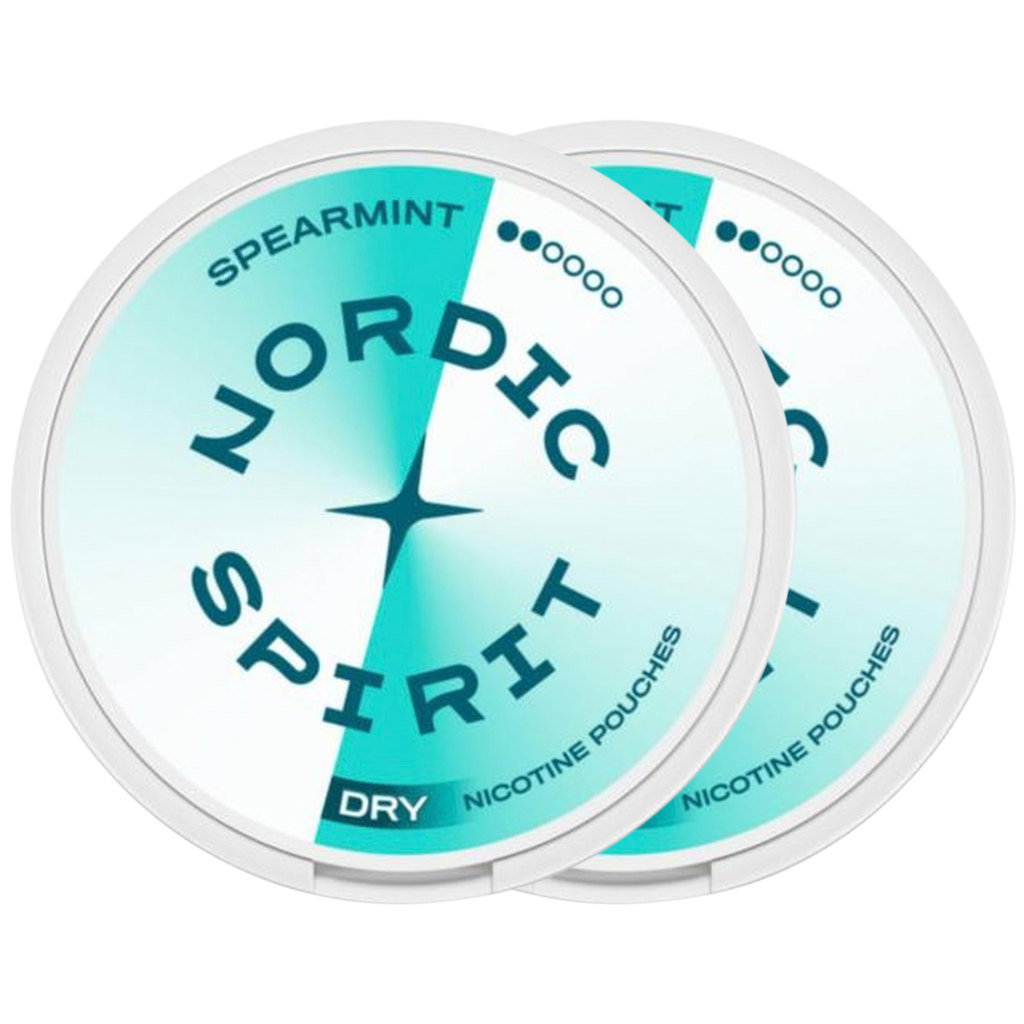 Nordic Spirit Spearmint 6mg Nicotine Pouches, 2pk
