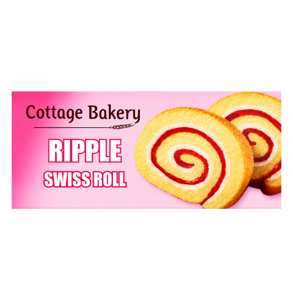 Cottage Bakery Ripple Swiss Roll, 200g
