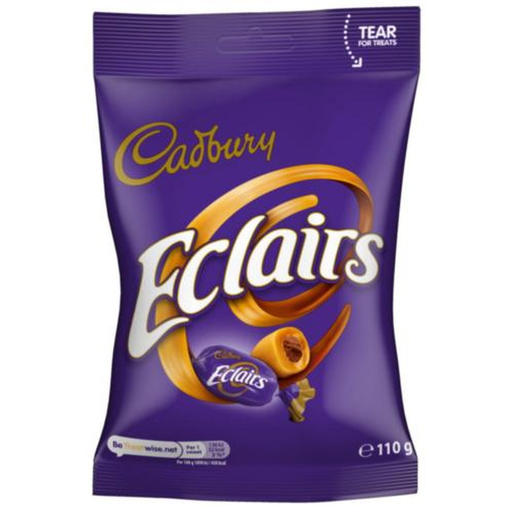 Cadbury Eclairs Chocolate Sweet Bag, 110g