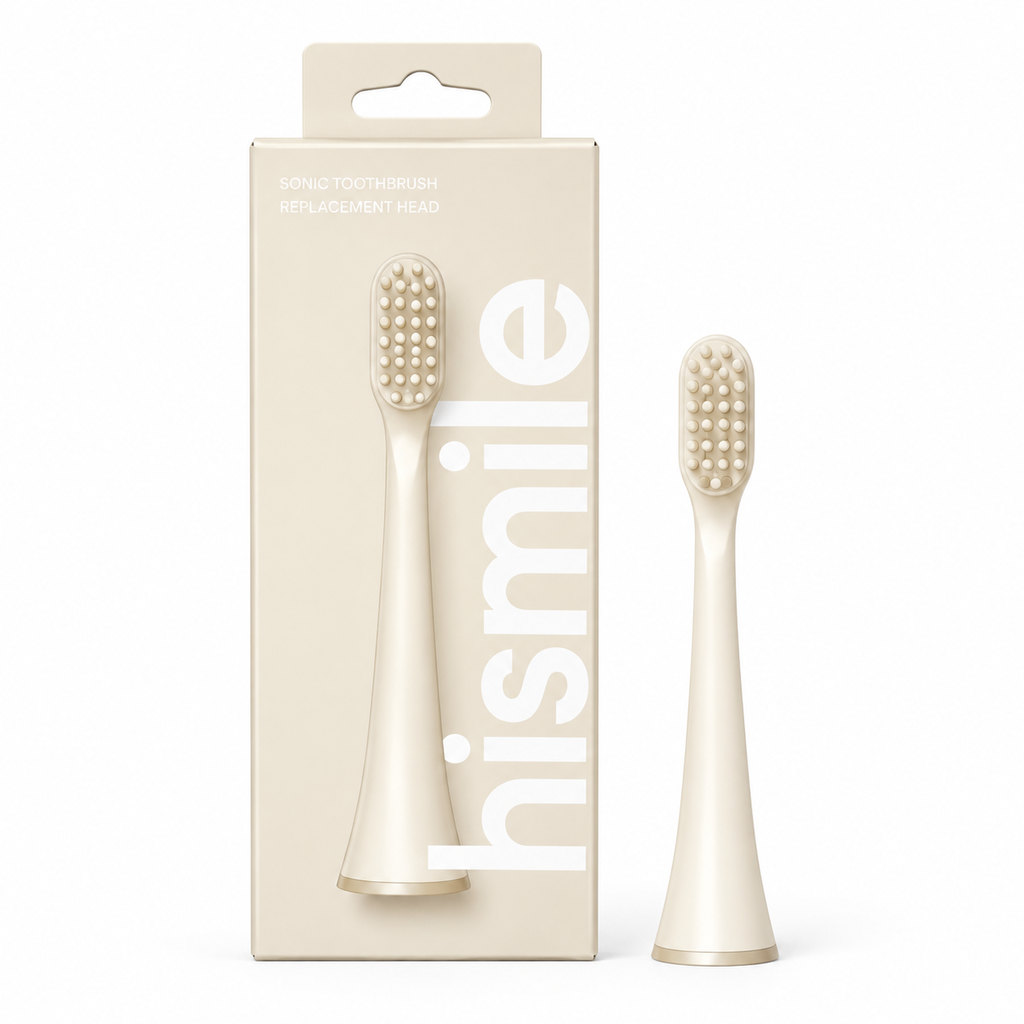 Hismile Electric Toothbrush Replacement Head Cream, 1pc