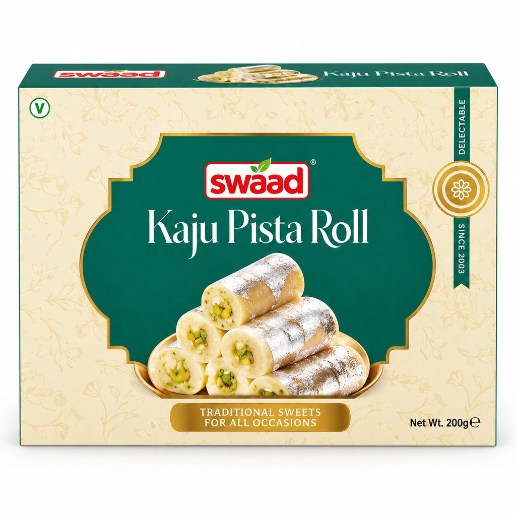 Swaad Kaju Pista Roll, 250g
