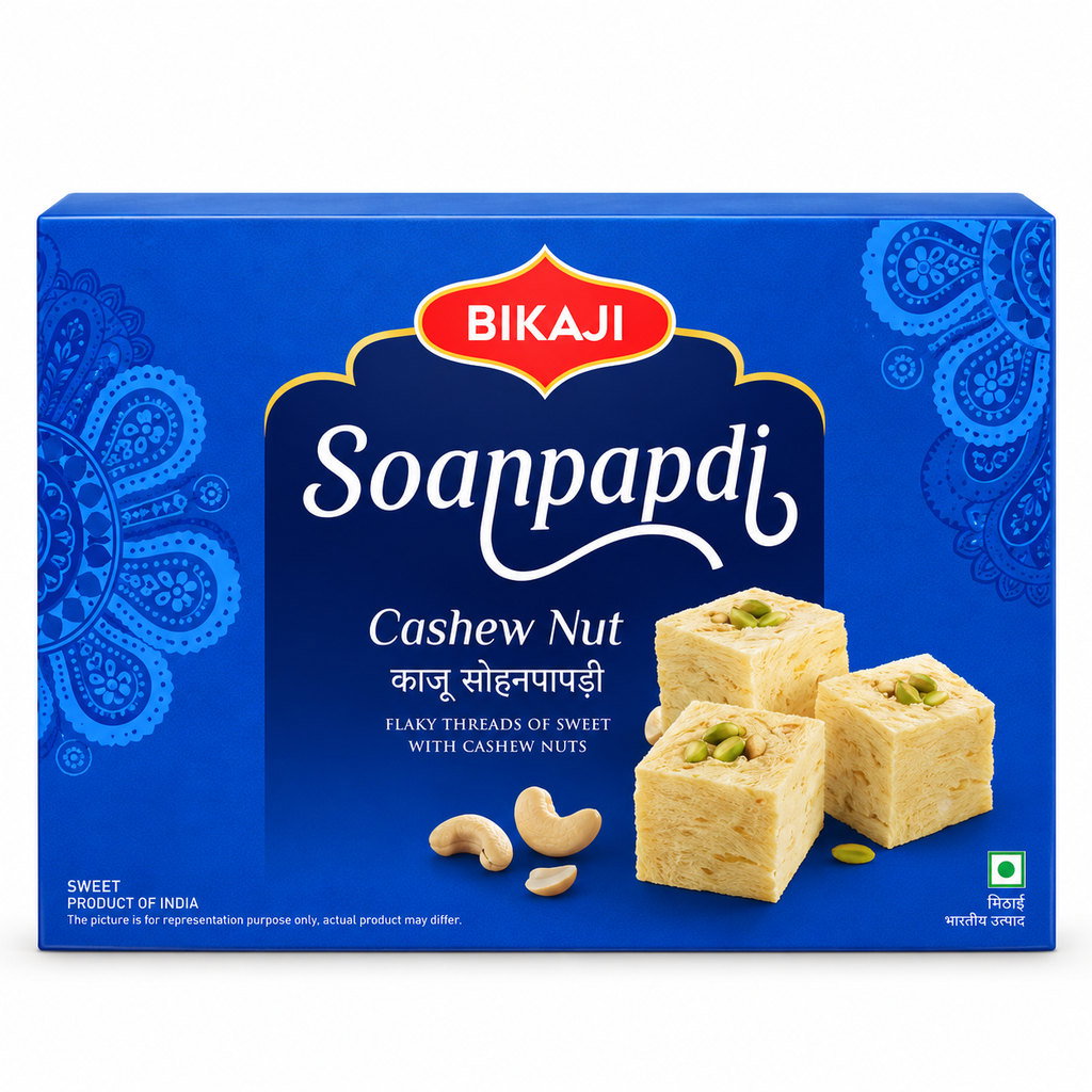 Bikaji Cashew Nut Soanpapdi, 200g