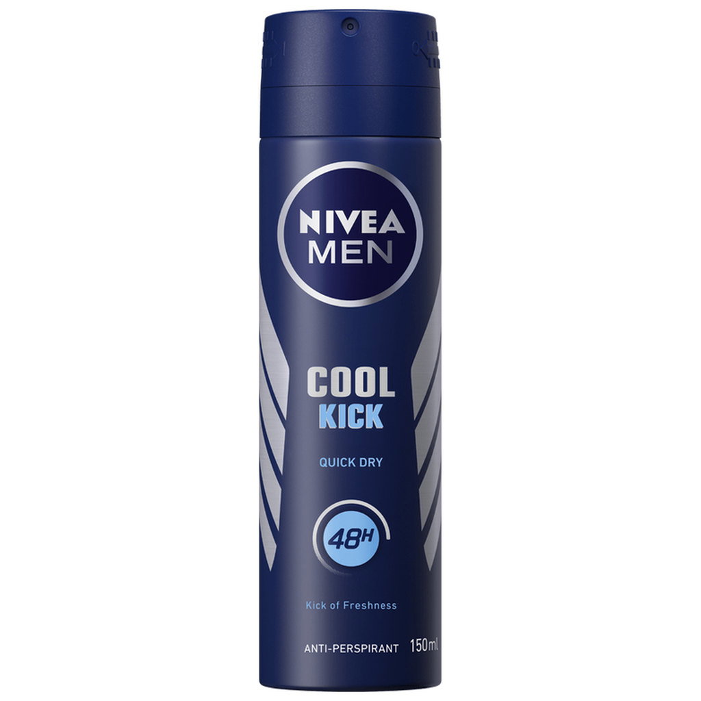 Nivea Men Cool Kick Anti-Perspirant Deodorant, 150ml