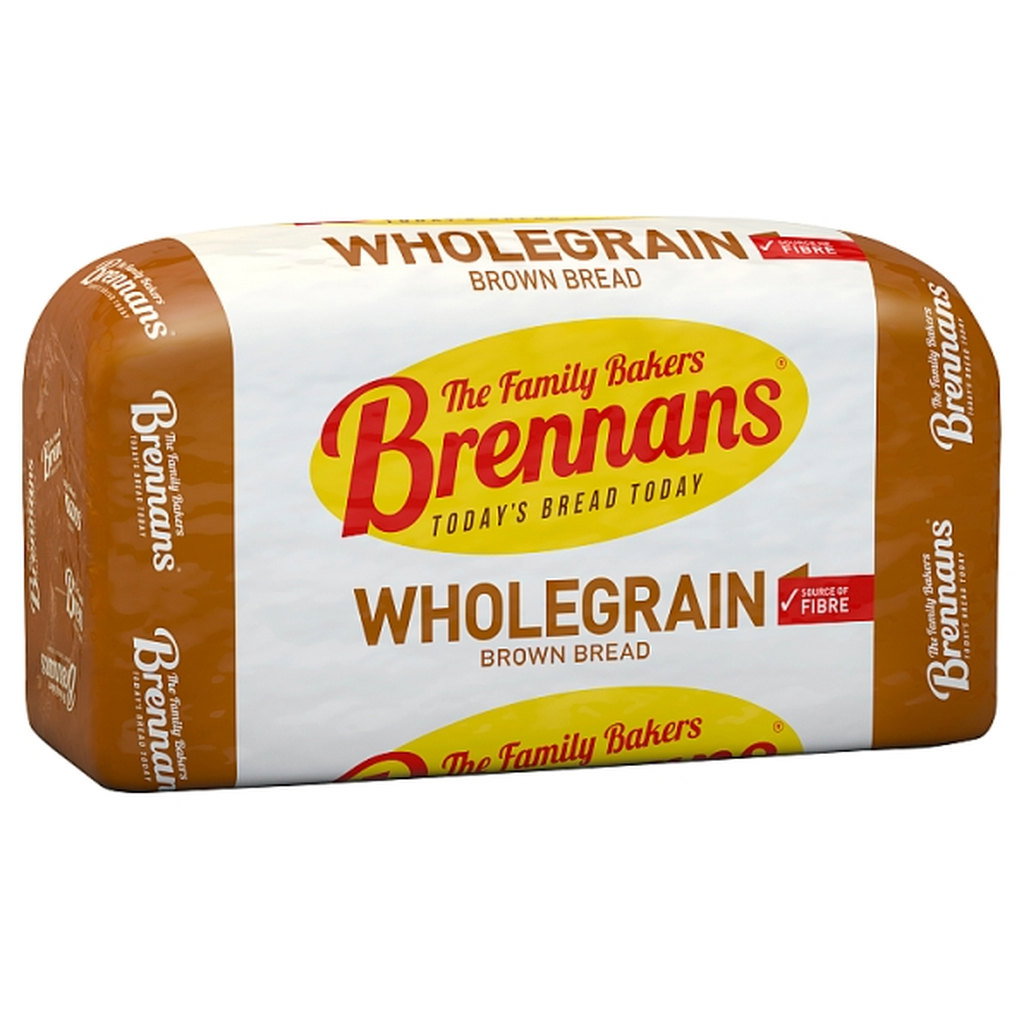 Brennans Wholegrain Sliced Brown Bread, 800g