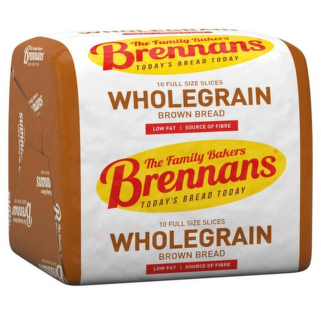 Brennans Wholegrain Brown Half Pan, 390g