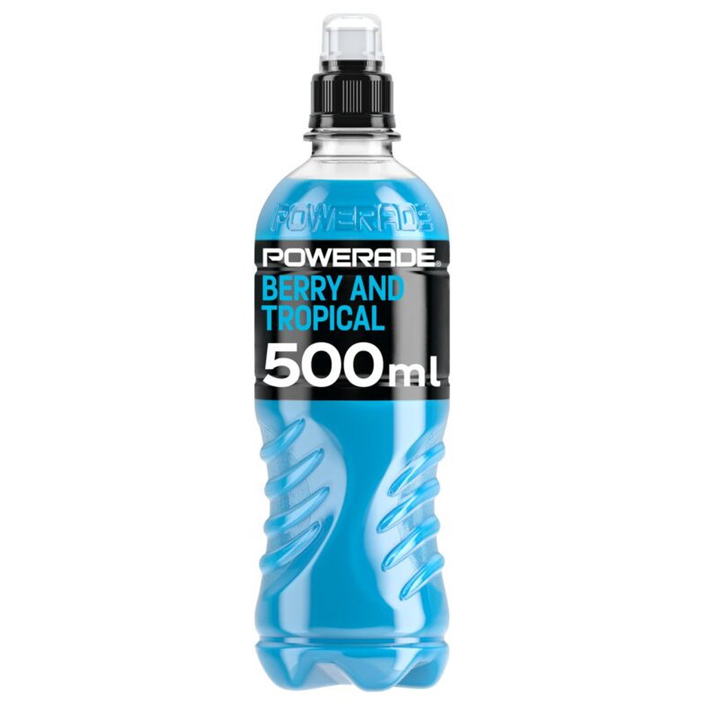Powerade Berry & Tropical Fruits Sports Drink, 500ml