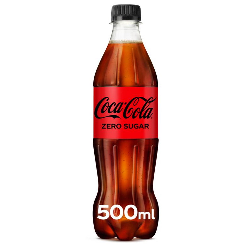 Cola Extract Coca-Cola Coke Zero Sugar, 500ml | Shuppa