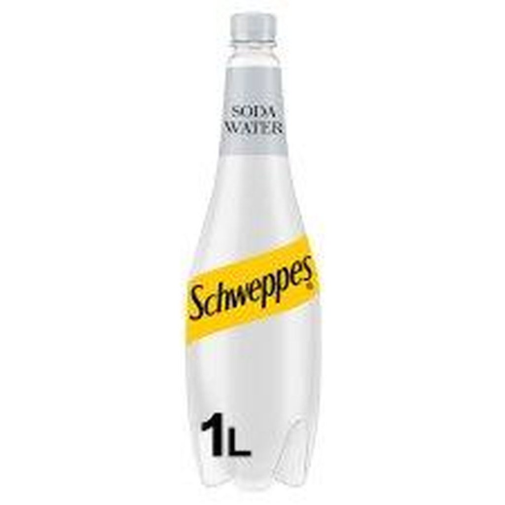 Schweppes Soda Water, 1L