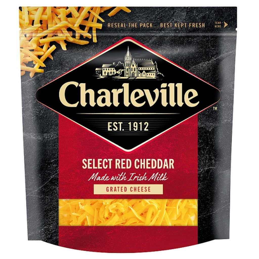 Charleville Select Red Cheddar Grated Cheese, 180g