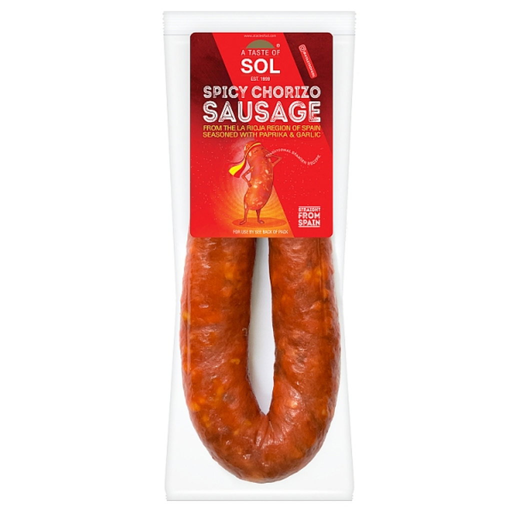 A Taste of Sol Chorizo Sausage, 200g