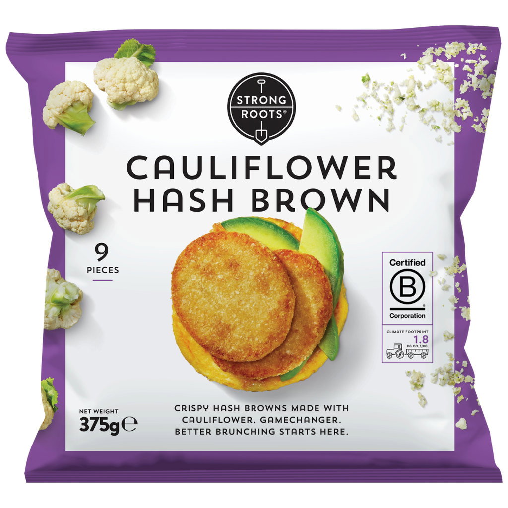 Strong Roots Cauliflower Hash Browns, 375g