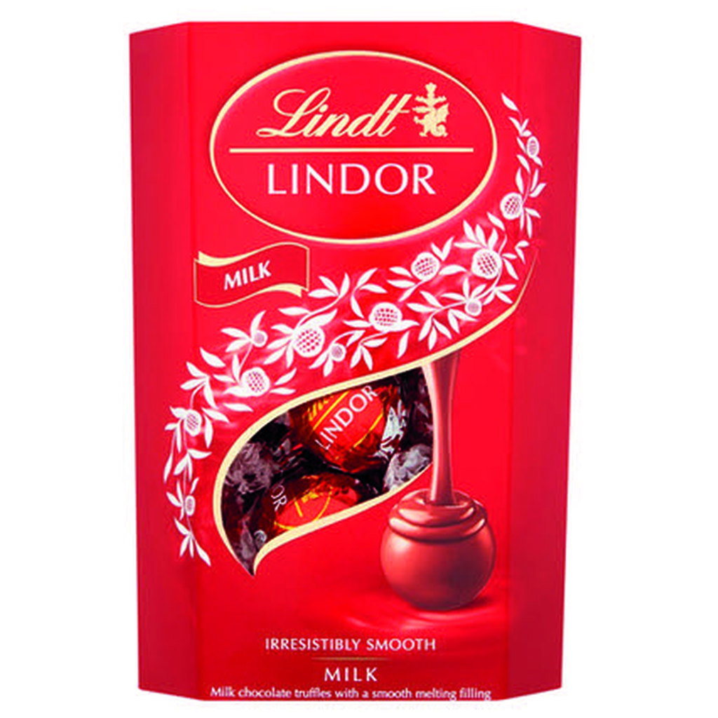 Lindt Lindor Milk Chocolate Truffles Box, 200g