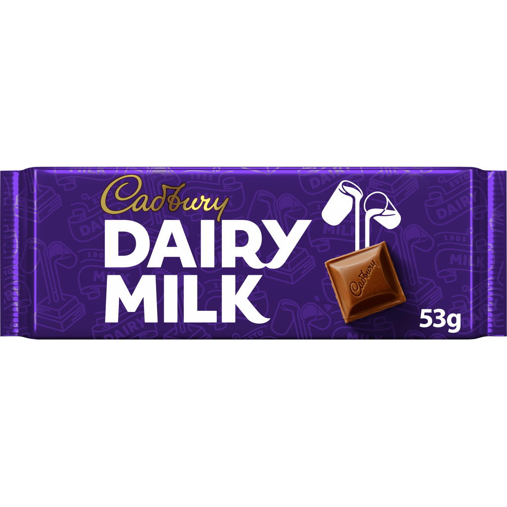 Cadbury Dairy Milk Chocolate Bar, 53g