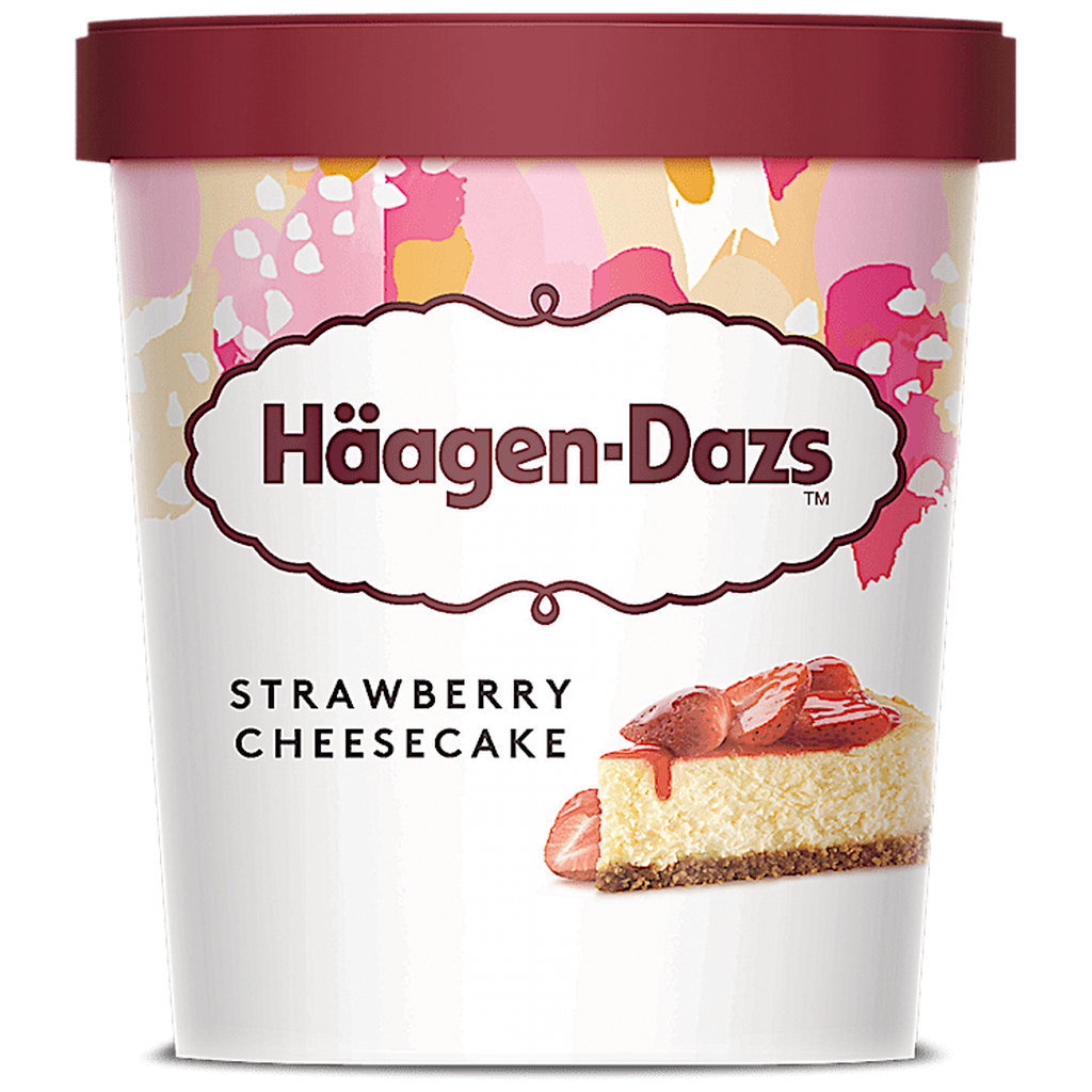 Haagen-Dazs Strawberry Cheesecake Ice Cream, 460ml