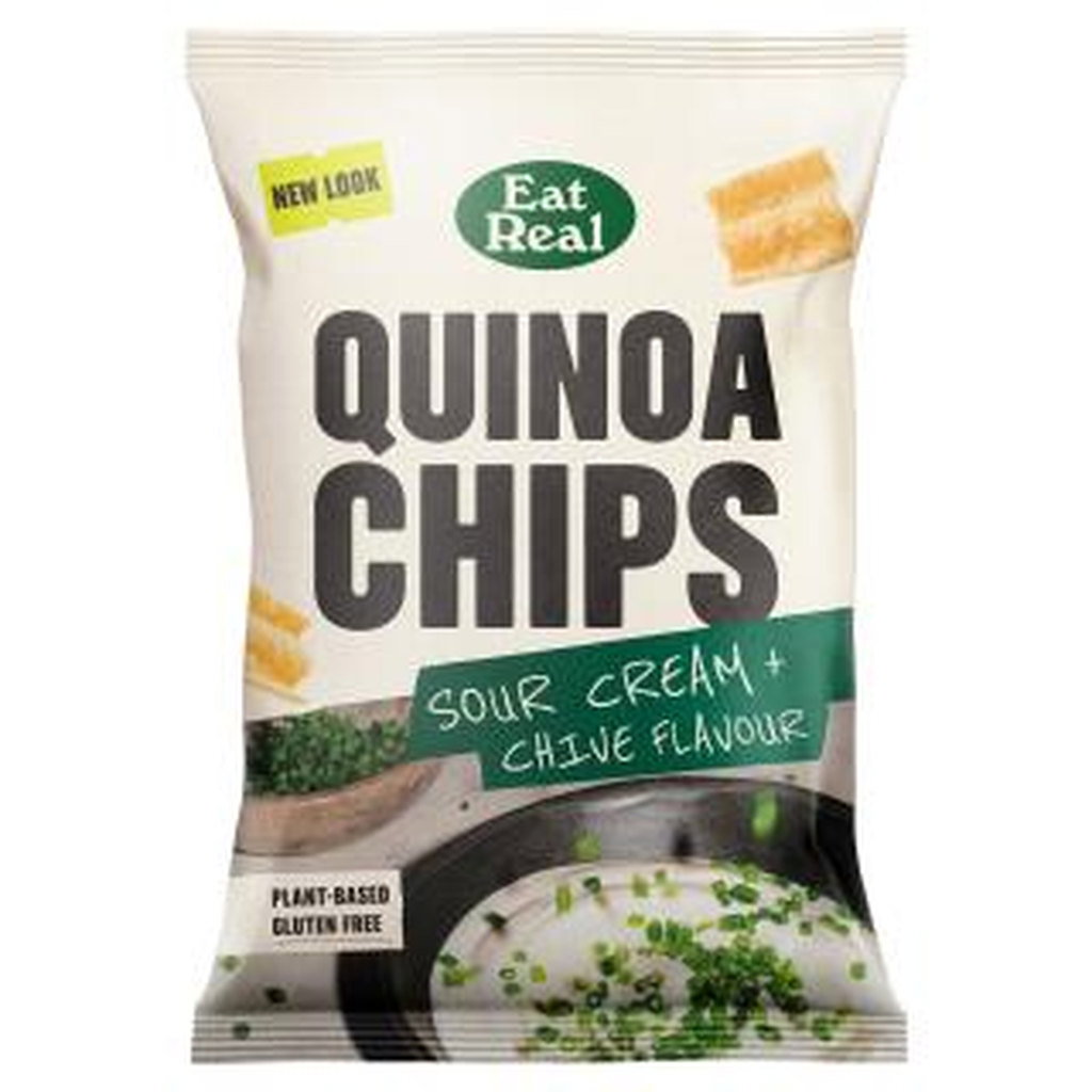 Eat Real Quinoa Chips Sour Cream & Chive, 90g