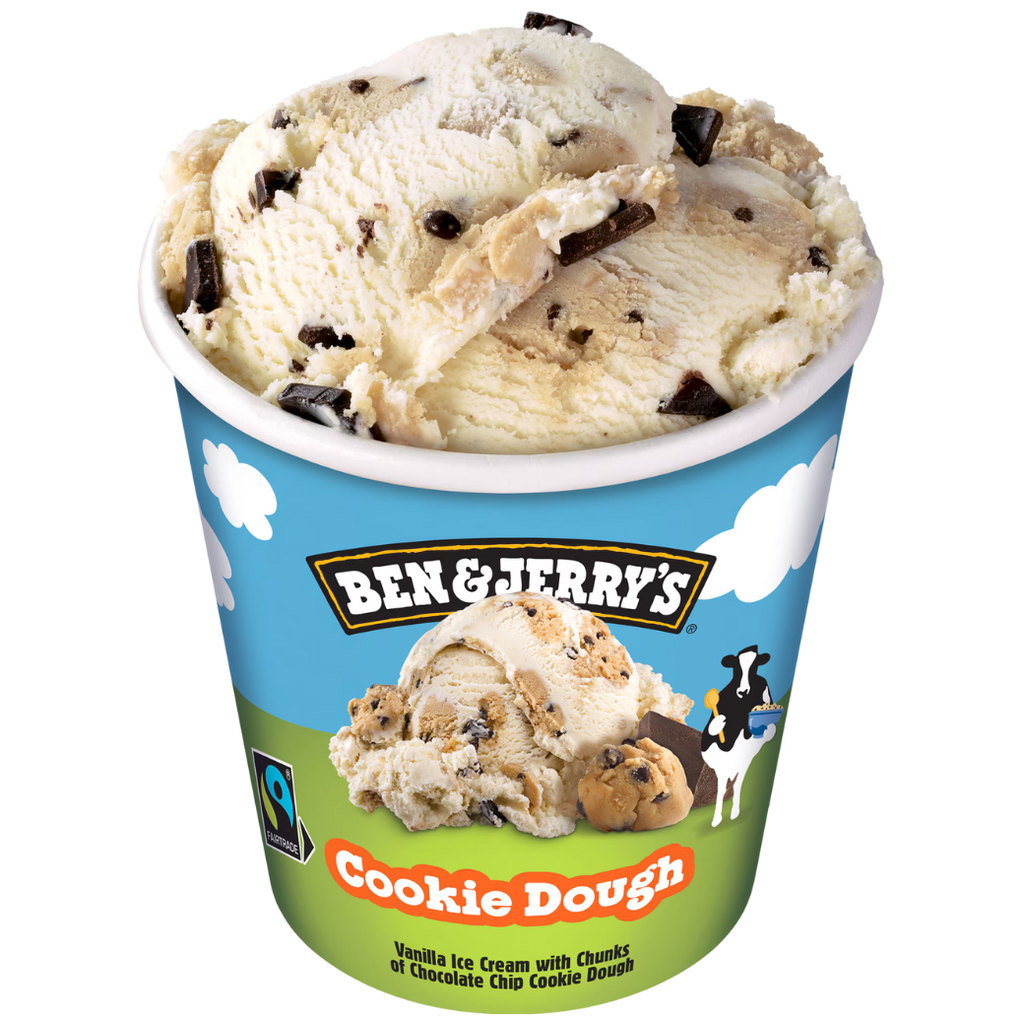 Ben & Jerry's Classic Cookie Dough Ice Cream, 465ml