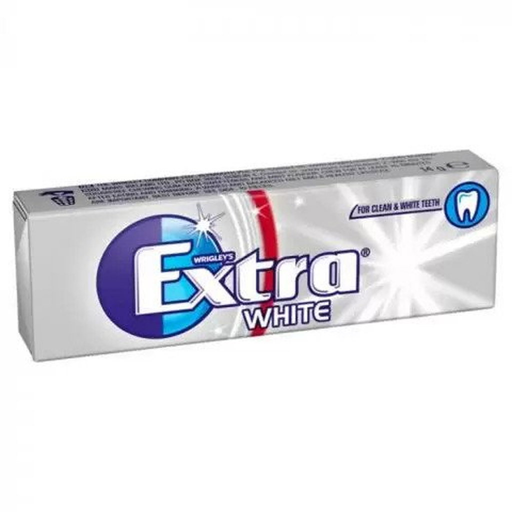 Wrigley's Extra White Chewing Gum, 10pc