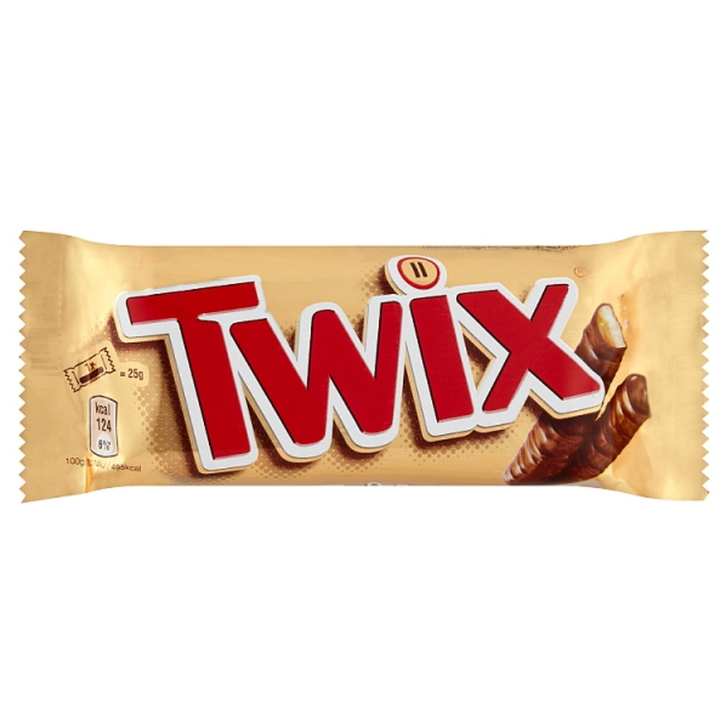 Twix Chocolate Biscuit Twin Bar, 50g