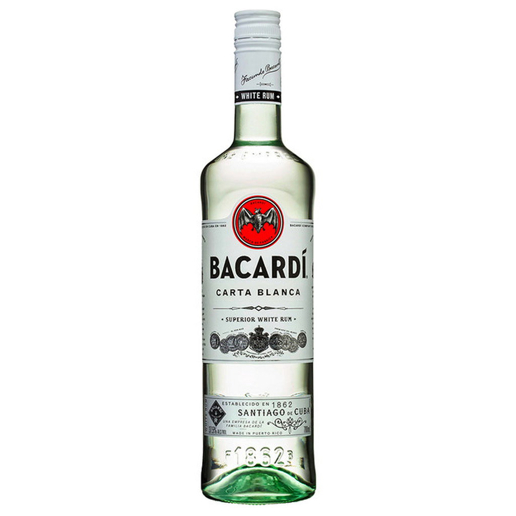 Bacardi Carta Blanca Rum, 700ml