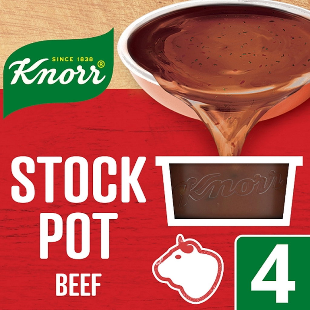 Knorr Beef Stock Pots, 4 x 28g