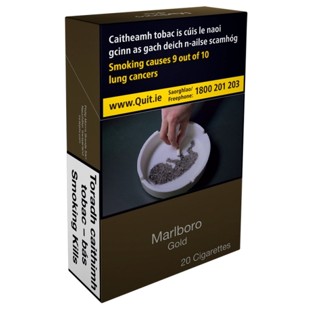 Marlboro Gold Cigarettes, 20pk