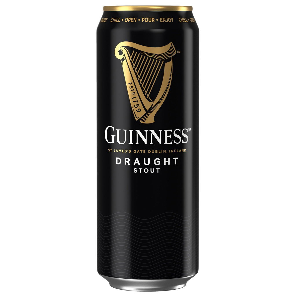 Guinness Draught Stout Can, 500ml