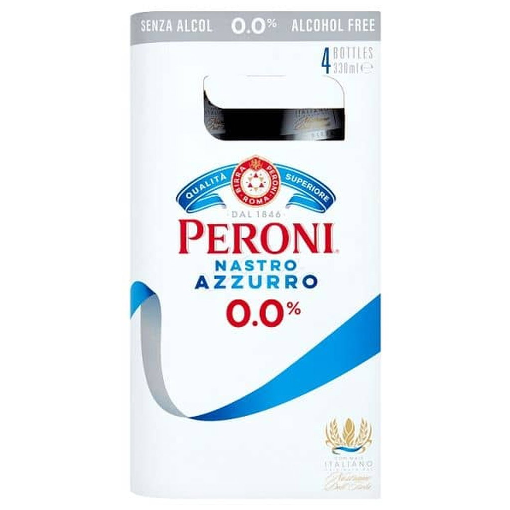 Peroni 0.0% Lager Beer, 4 x 330ml