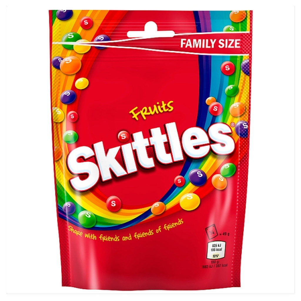 Skittles Fruits Pouch, 136g