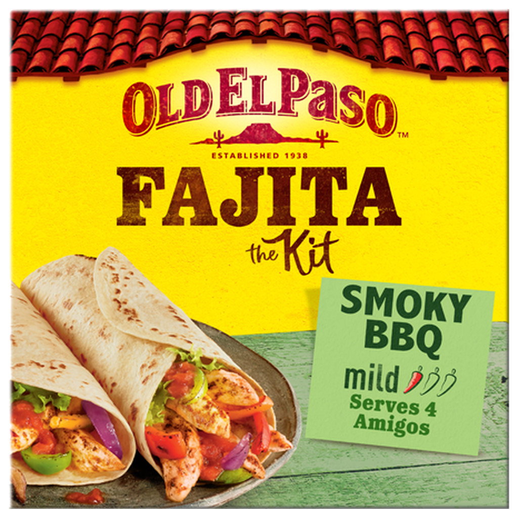 Old El Paso Smoky BBQ Fajita Kit, 500g