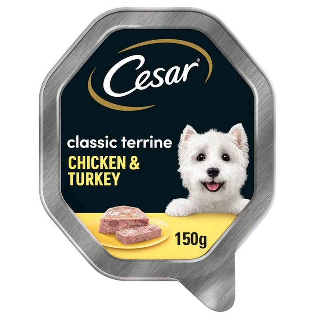 Cesar Chicken & Turkey in Loaf Dog Food, 150g