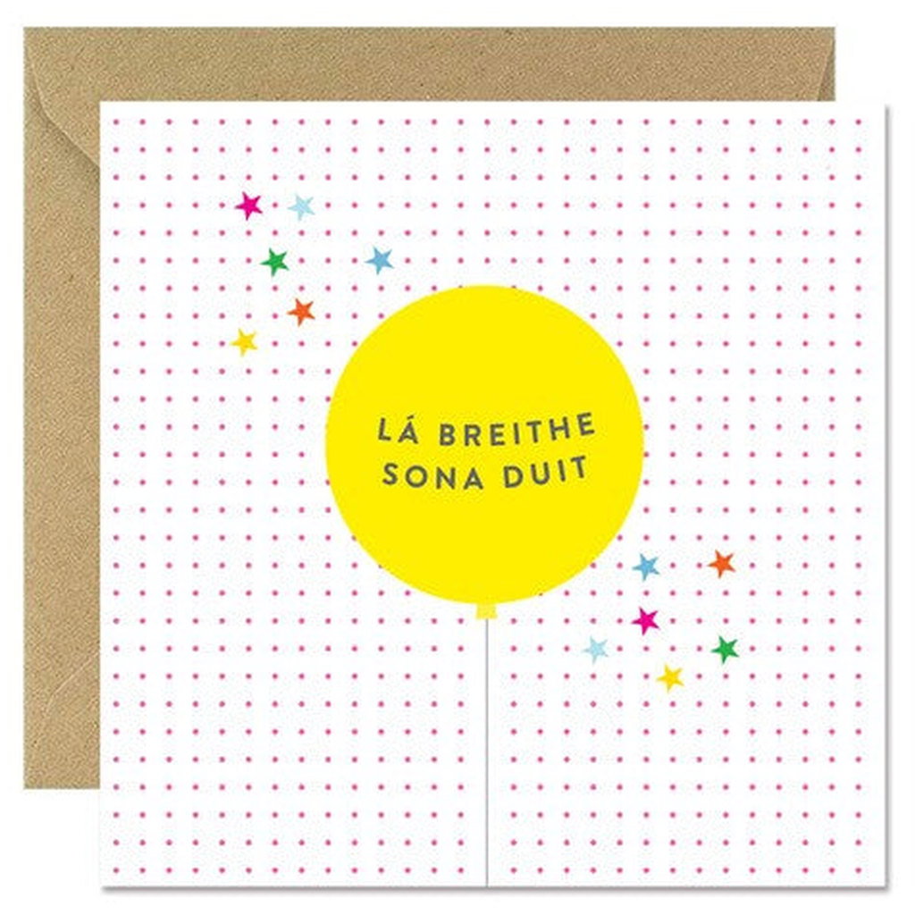 Lá Breithe Shona Duit Card