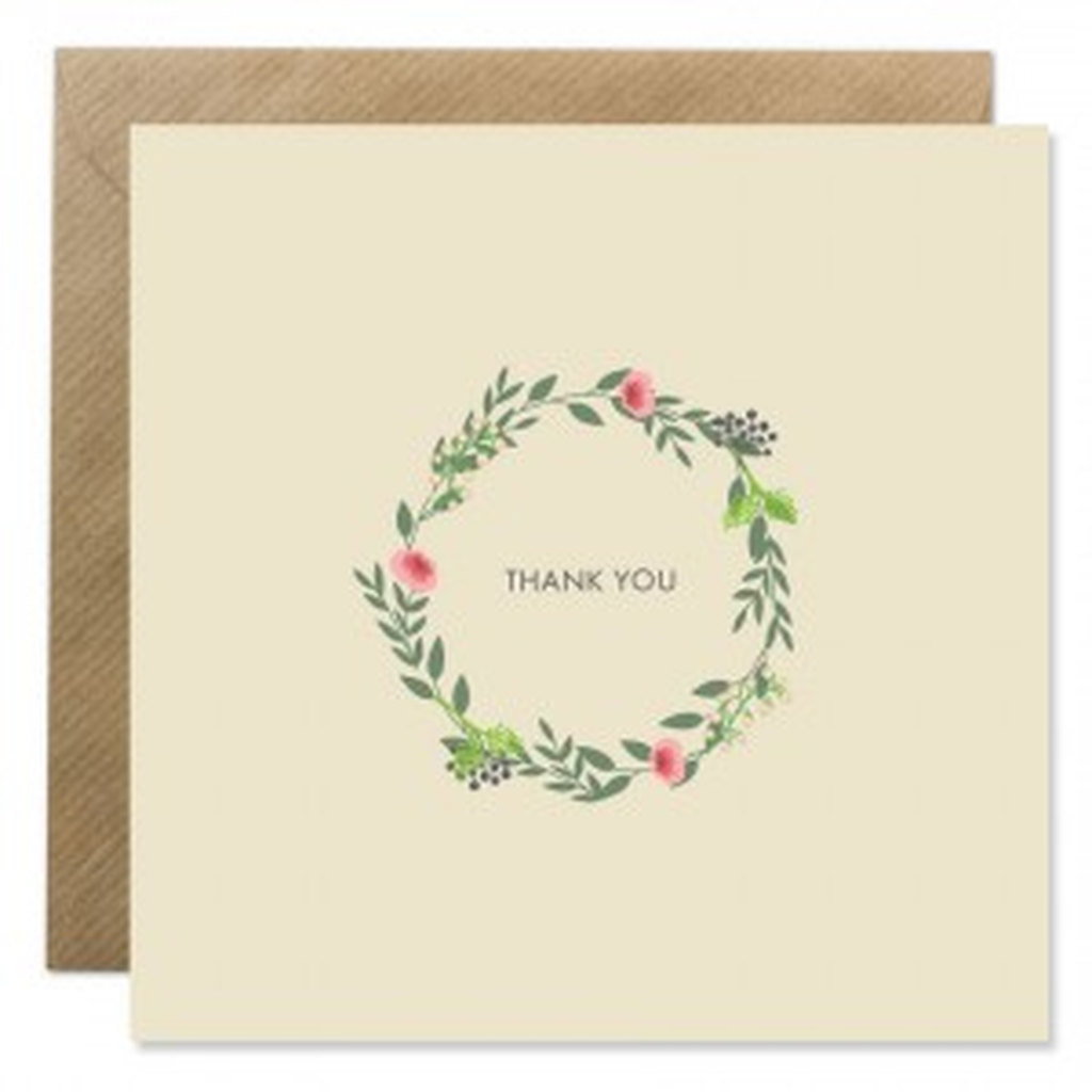 Bold Bunny Thank You Card