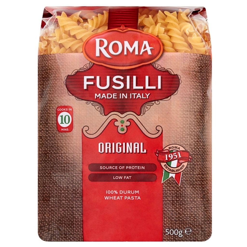 Roma Fusilli Pasta, 500g