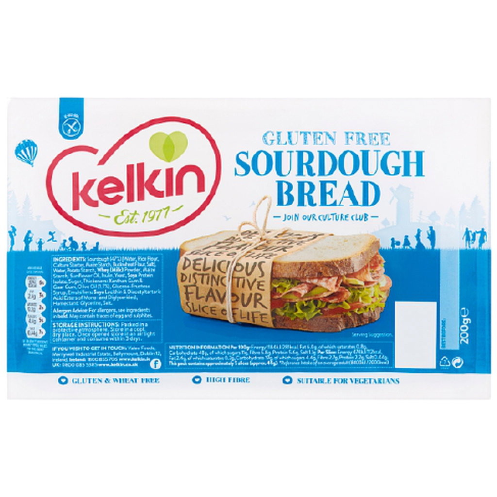Kelkin Gluten Free Sourdough Bread, 200g